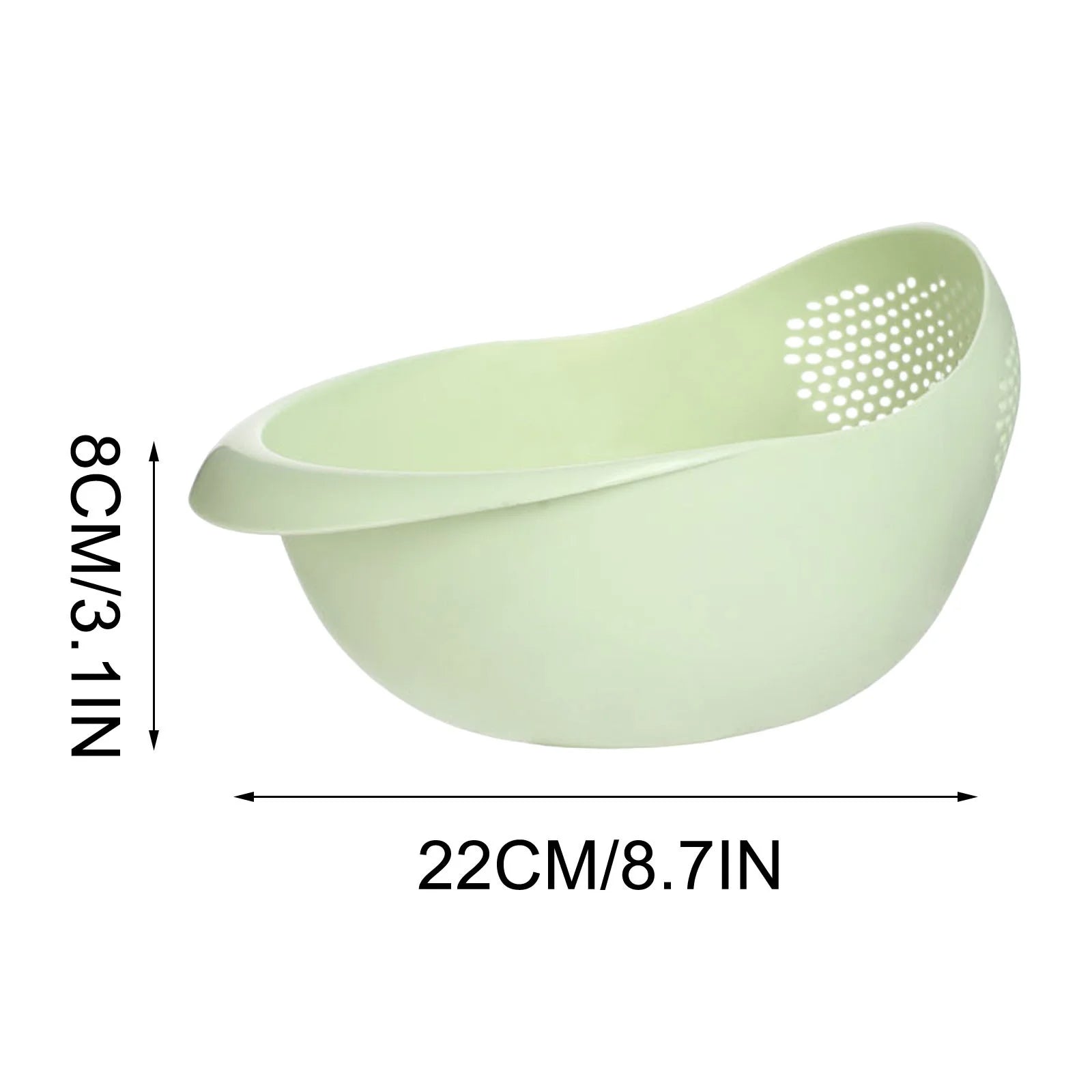 Kitchen Silicone Double Drain Basket Bowl Washing Storage Basket Strainers Bowls Drainer Vegetable Cleaning Colander Tool