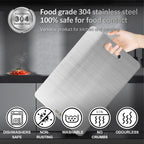 3PCS Stainless Steel Cutting Board Set for Kitchen