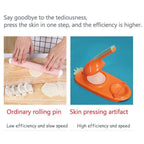 2-in-1 Dumpling Maker Dough Press Tool