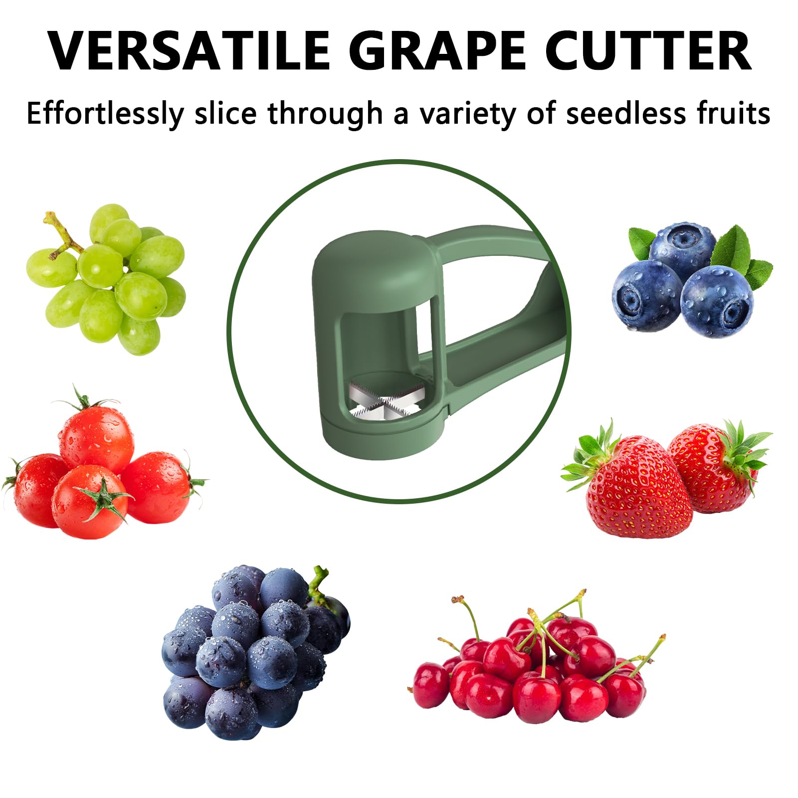 Stainless Steel Grape Cutter for Toddlers
