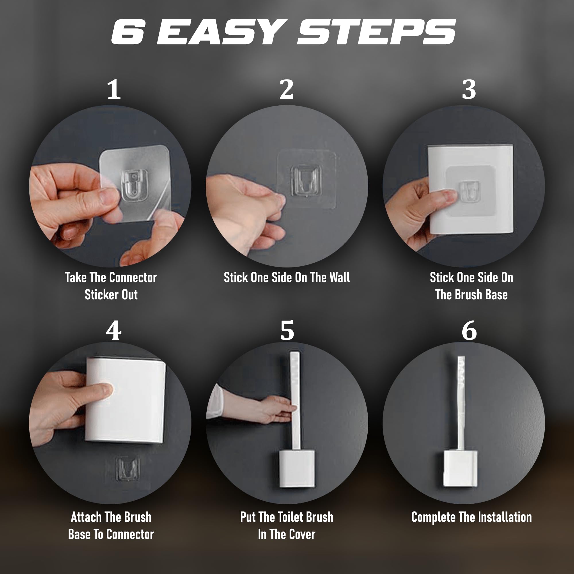 Silicone Toilet Brushes & Holders