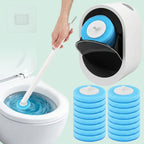 Disposable Toilet Brush Set with Wall Holder