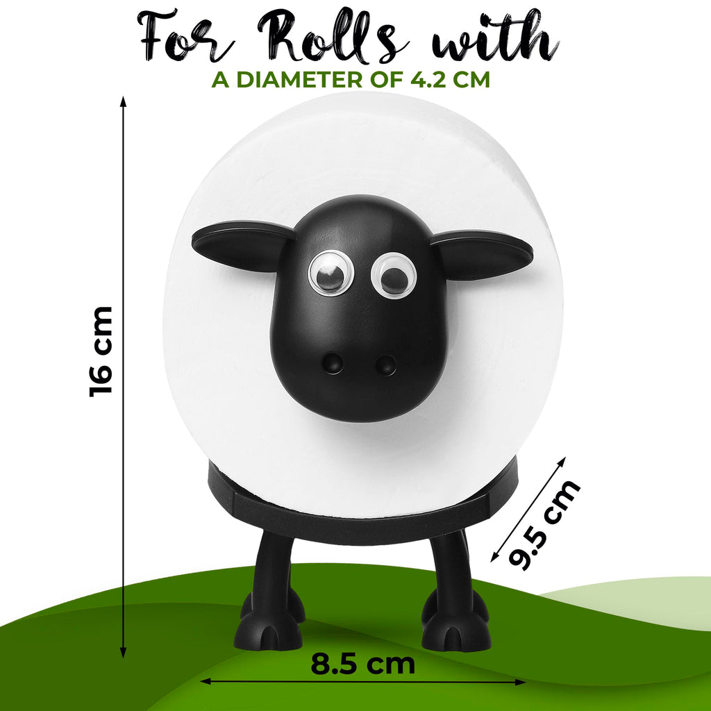 Funny Sheep Toilet Paper Holder Stand 3pcs