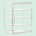 4-Tier Acrylic Bakery Display Case Bread Storage Box