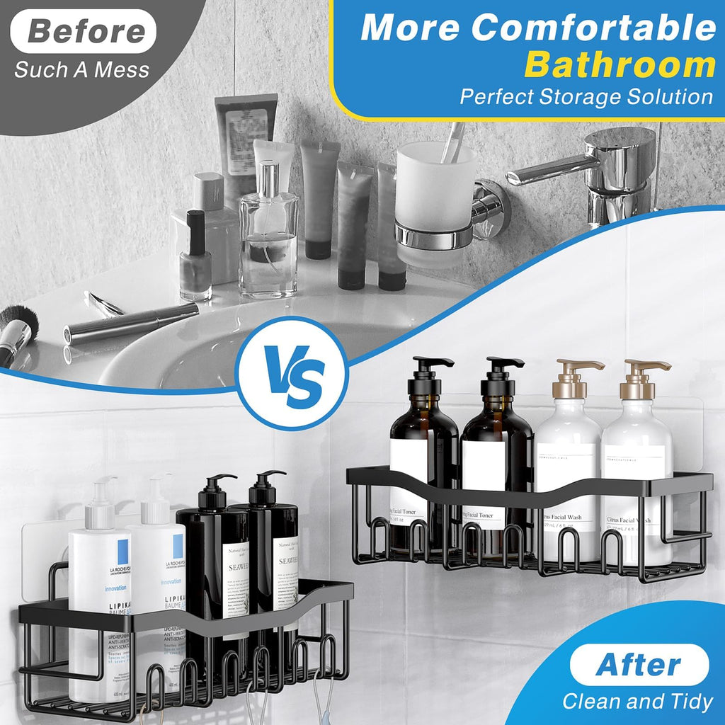 5 Pack Rustproof Stainless Steel Bath Organizers