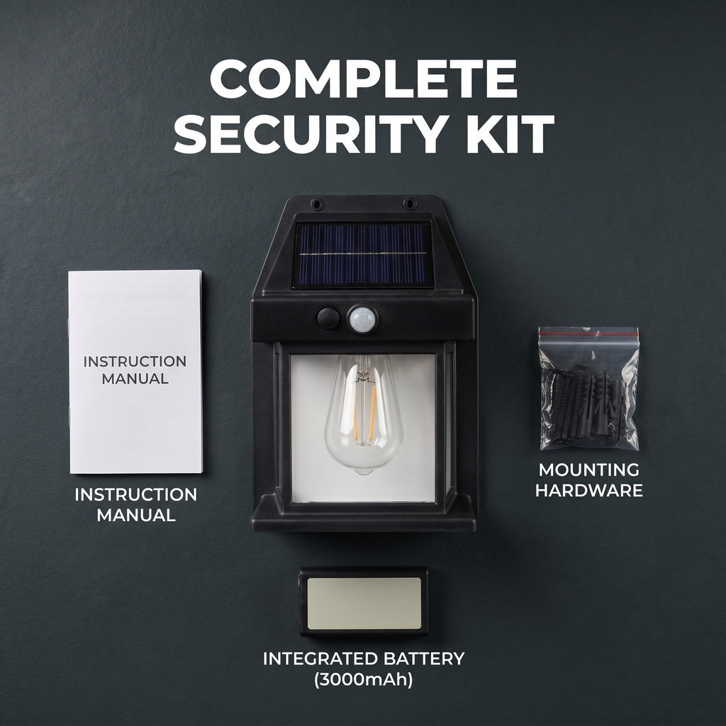 New Outdoor Solar Wall Lamp