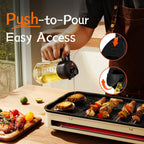 2 in 1 Olive Oil Dispenser Bottle for Kitchen Gadgets