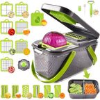 22-in-1 Vegetable Chopper Adjustable Slicer Cutter