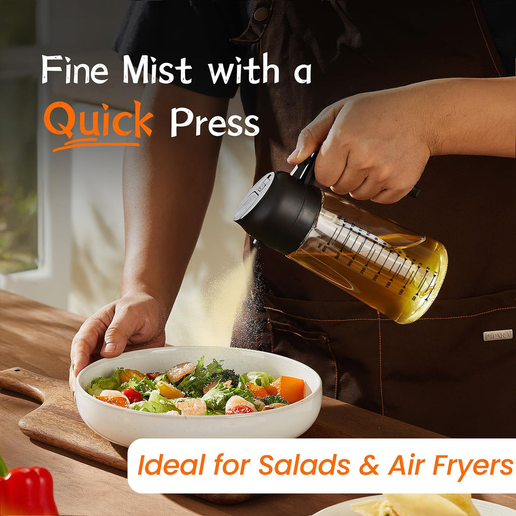 2 in 1 Olive Oil Dispenser Bottle for Kitchen Gadgets