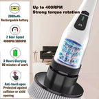 Cordless Electric Spin Scrubber for Kitchen & Bathroom