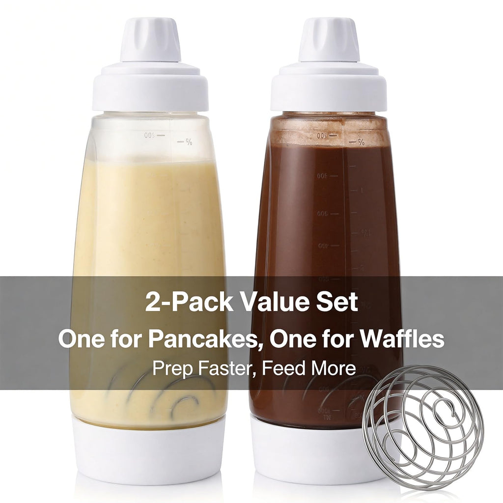 Pancake Batter Dispenser Mixer Bottle