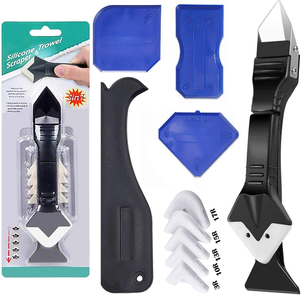 3 in 1 Silicone Caulking Finishing Tool Kit