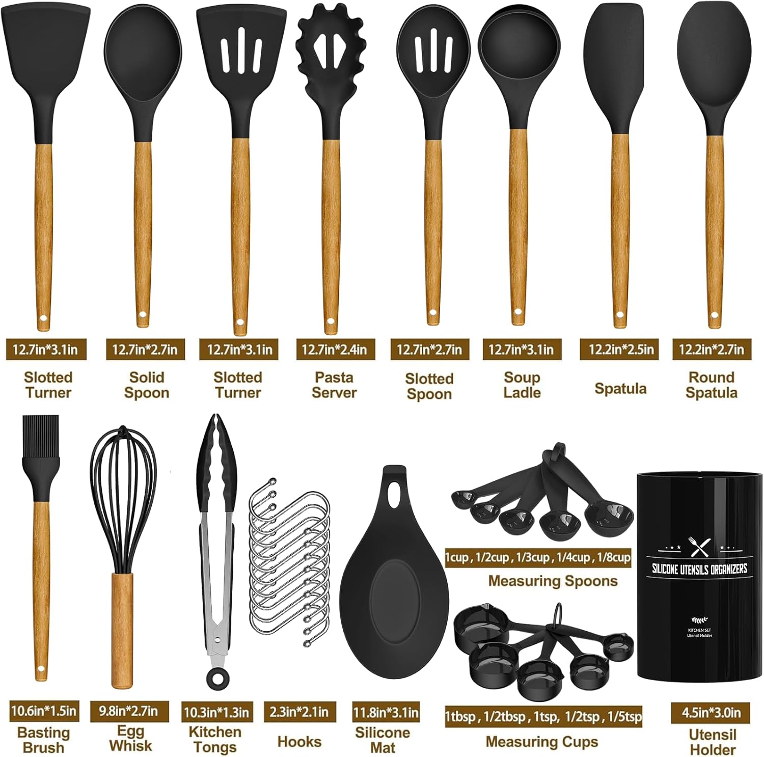 Umite Chef Kitchen Cooking Utensils Set 33pcs