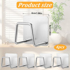 Stainless Steel Sponge Holder for Kitchen Sink (4PCS)