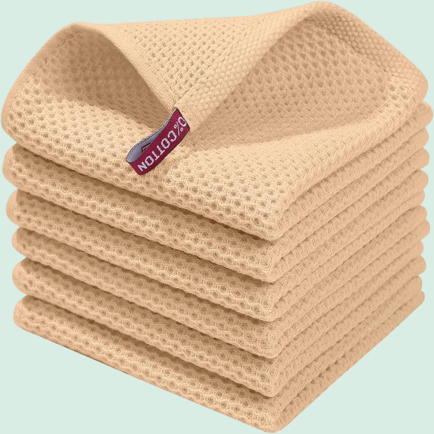 Cotton Waffle Weave Kitchen Dish Cloths