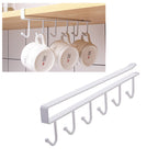 Multi-Purpose 6-Hook Under Shelf Organizer