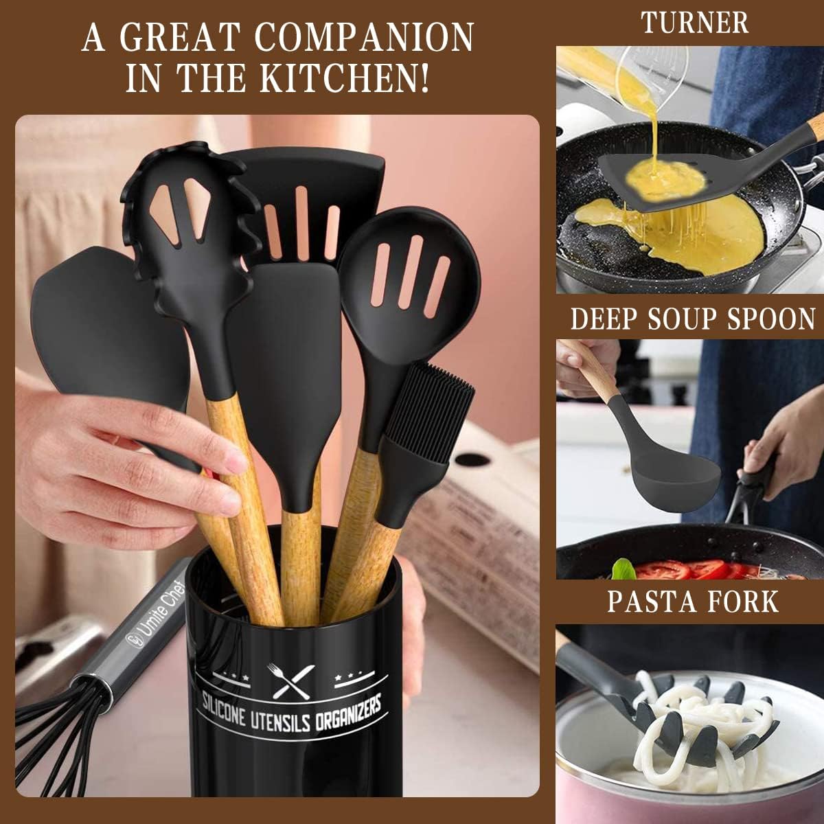 Umite Chef Kitchen Cooking Utensils Set 33pcs