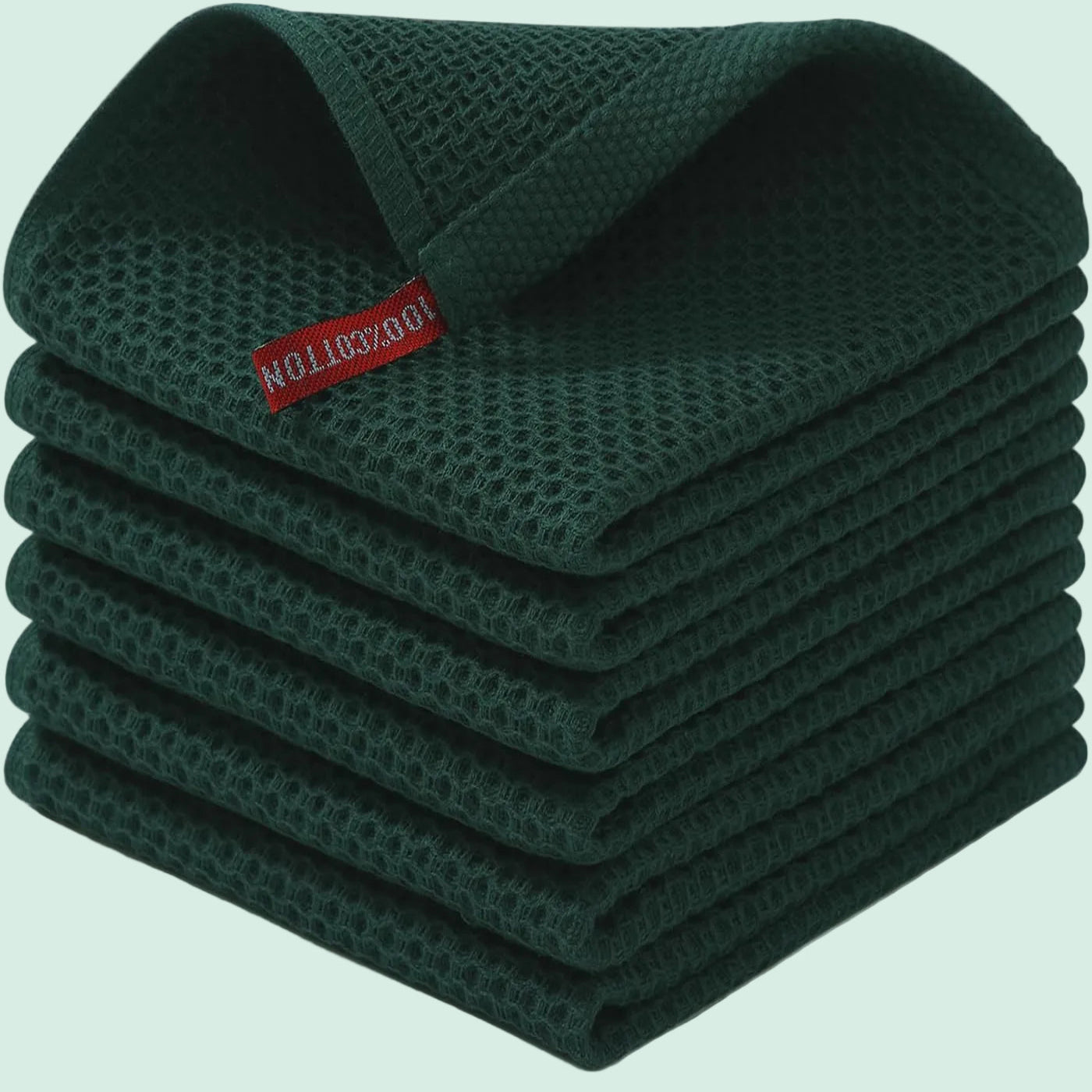 Cotton Waffle Weave Kitchen Dish Cloths