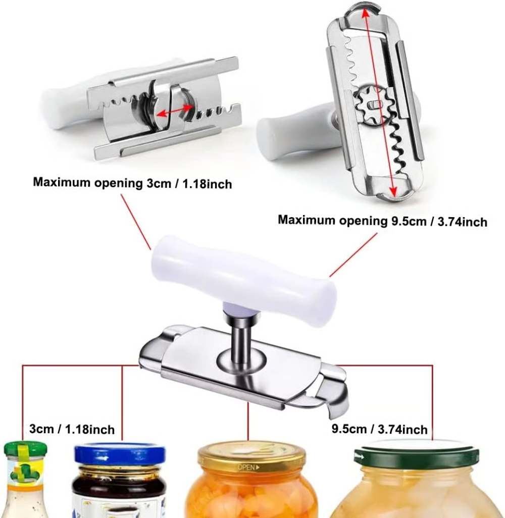 Easy Twister Adjustable Can Opener, Easy-Open Can Opener