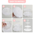 6PCS Dessert Table Display & Cupcake Stand Set