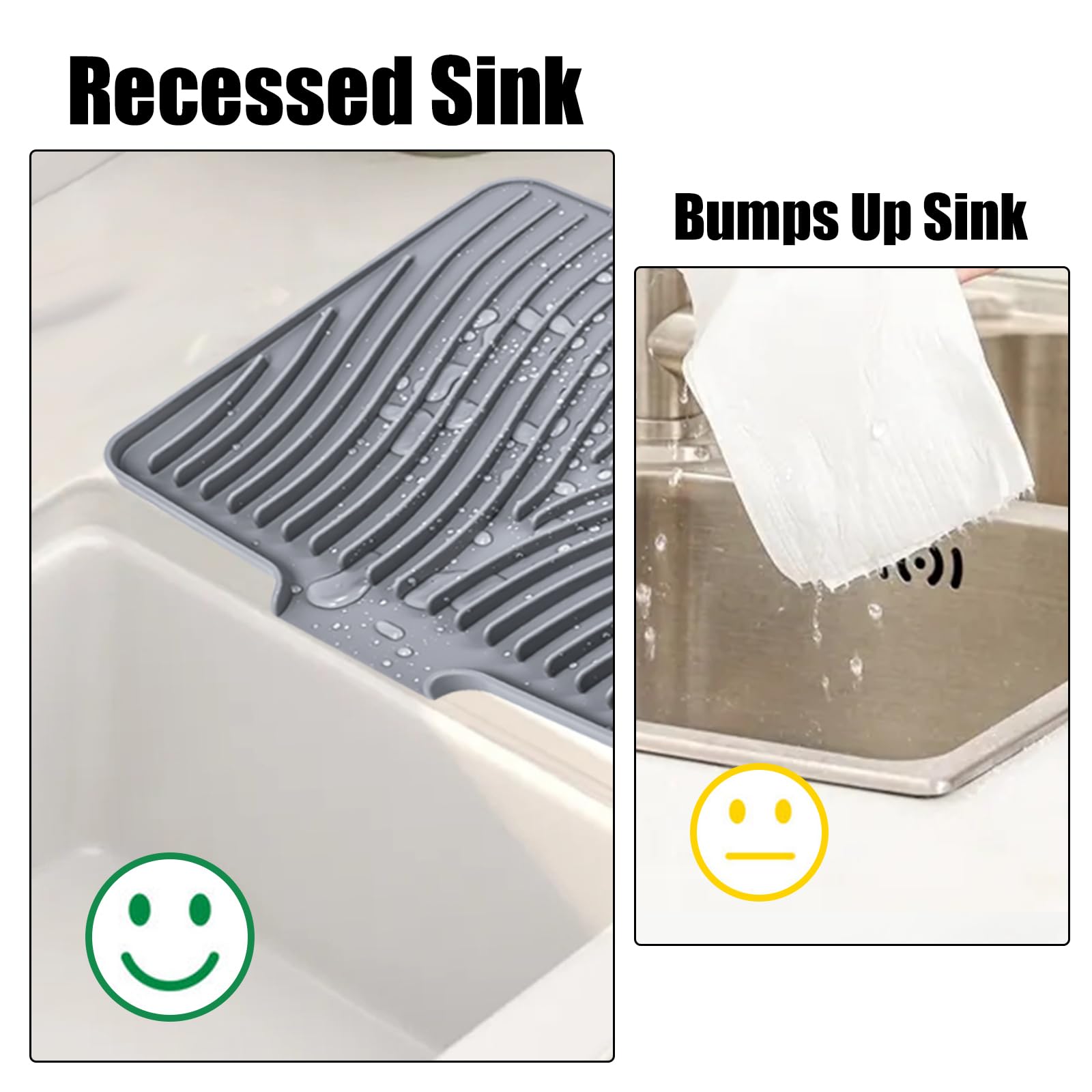 Silicone Dish Drying Mat for Kitchen Counter