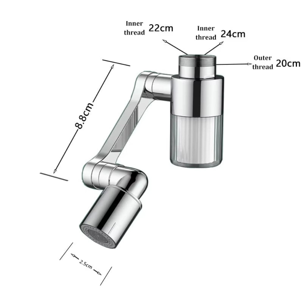 Rotating Faucet Aerator for Kitchen & Bathroom