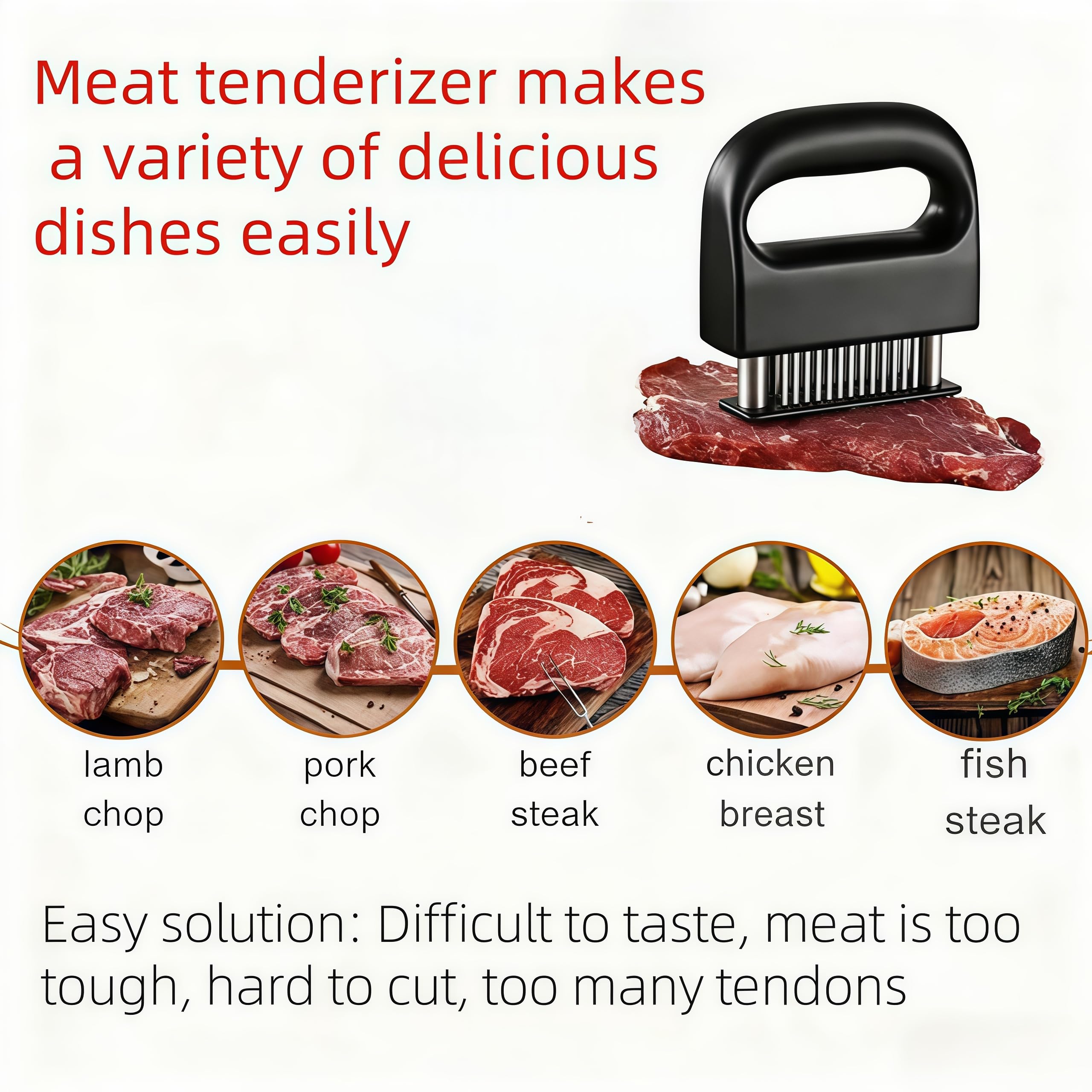 Stainless Steel Meat Tenderizer Needle