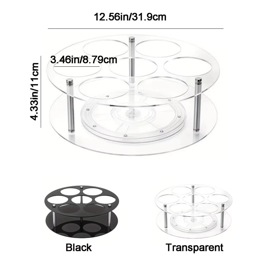 Acrylic Coffee Syrup Rack & Tumbler Organizer