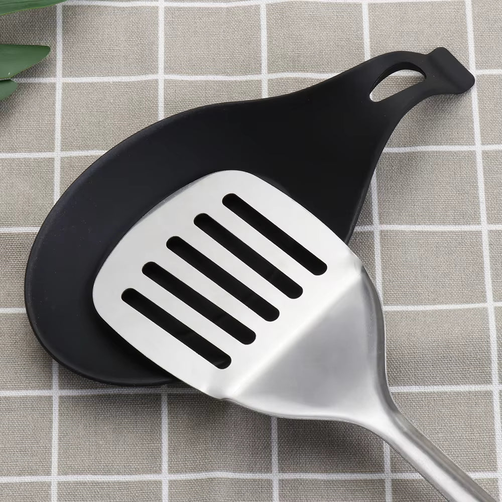 Heat Resistant Silicone Spoon Shelf Chopstick Tray Pot Holder
