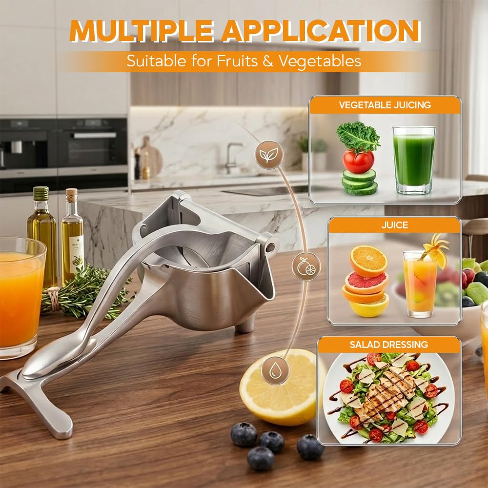 Manual Citrus Juicer Heavy Duty Hand Press