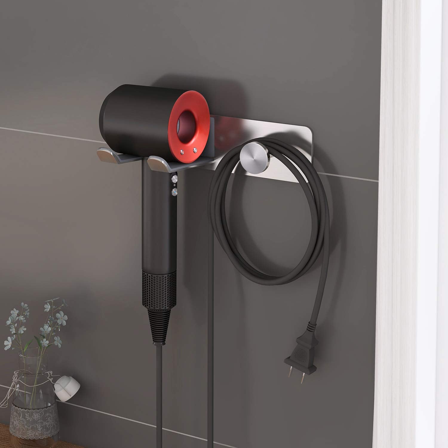 Hair Dryer Holder Wall Mounted