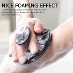 Soft Silicone Body Scrubber Shower Brush