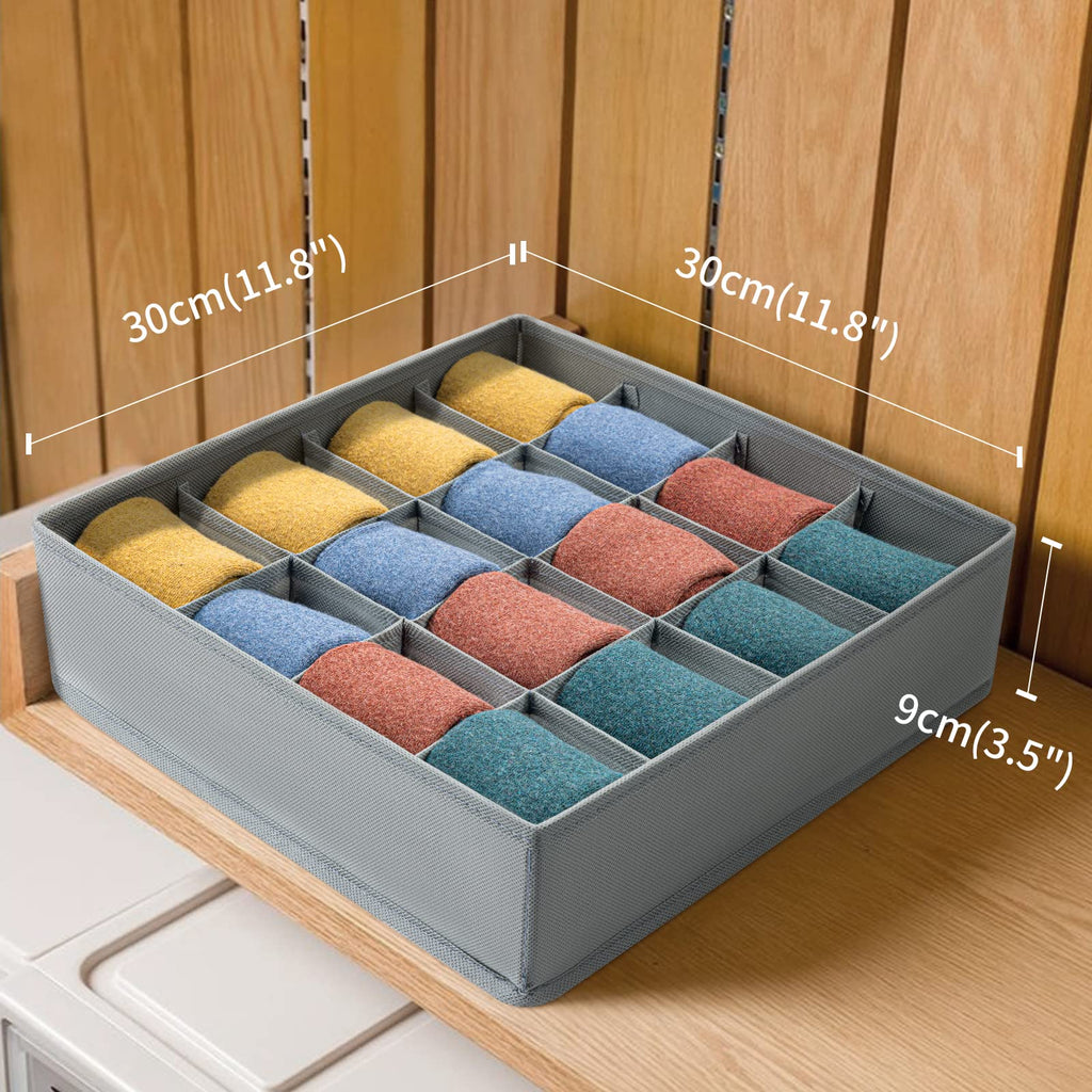 Sock Drawer Organizer Divider Underwear Organizer (2PCS)