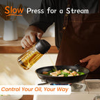 2 in 1 Olive Oil Dispenser Bottle for Kitchen Gadgets