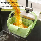 Upgrade Foldable Hanging Sink Drain Basket