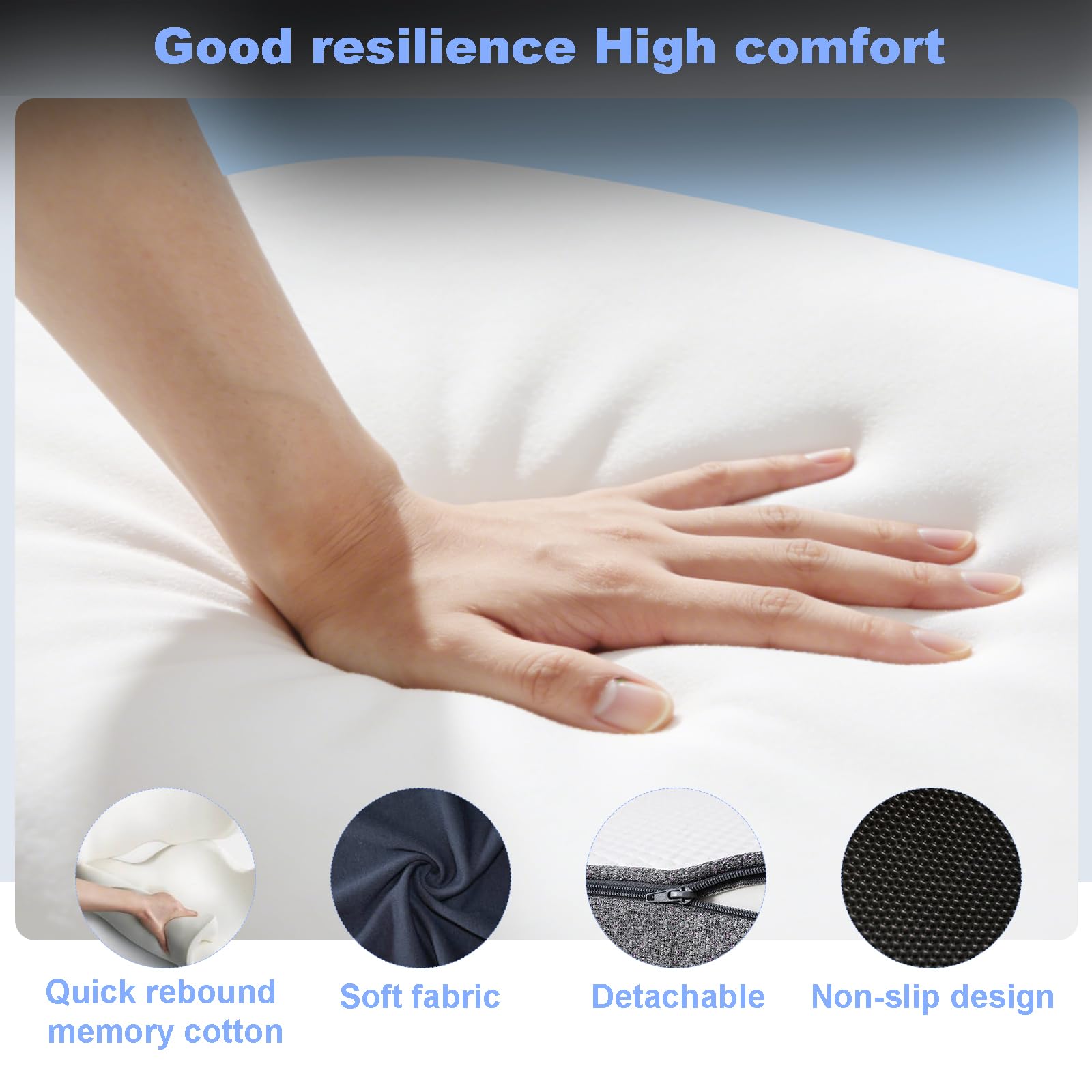 Non-Slip Memory Foam Seat