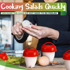 Silicone Egg Cooker Set for Hard Boiled Eggs