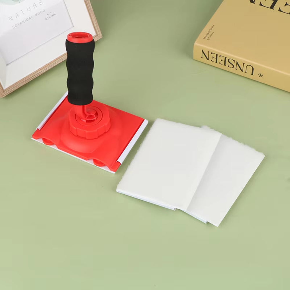 Professional Latex Paint Edger Brush with Two Replace Pads