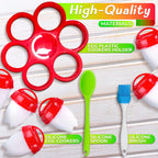 Silicone Egg Cooker Set for Hard Boiled Eggs