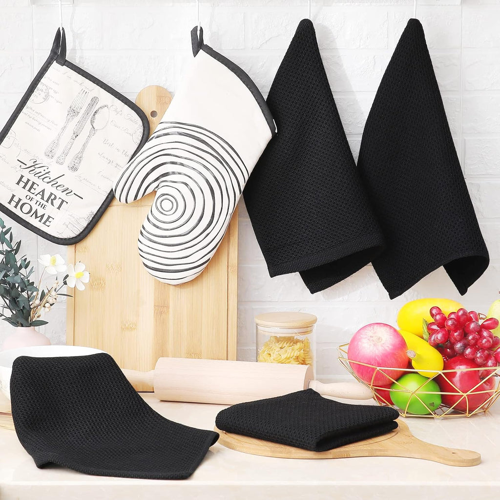 Cotton Waffle Weave Kitchen Dish Cloths