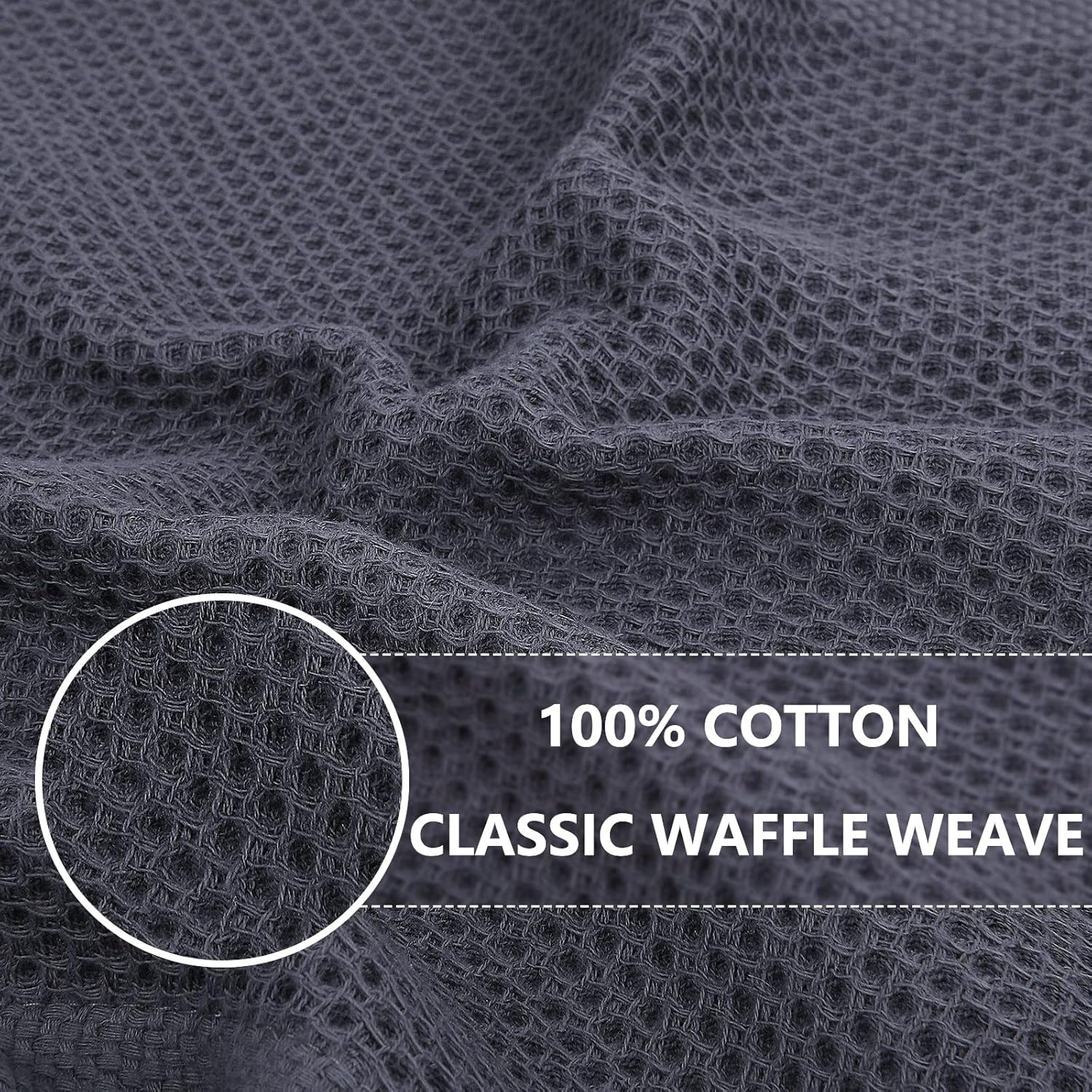 Cotton Waffle Weave Kitchen Dish Cloths
