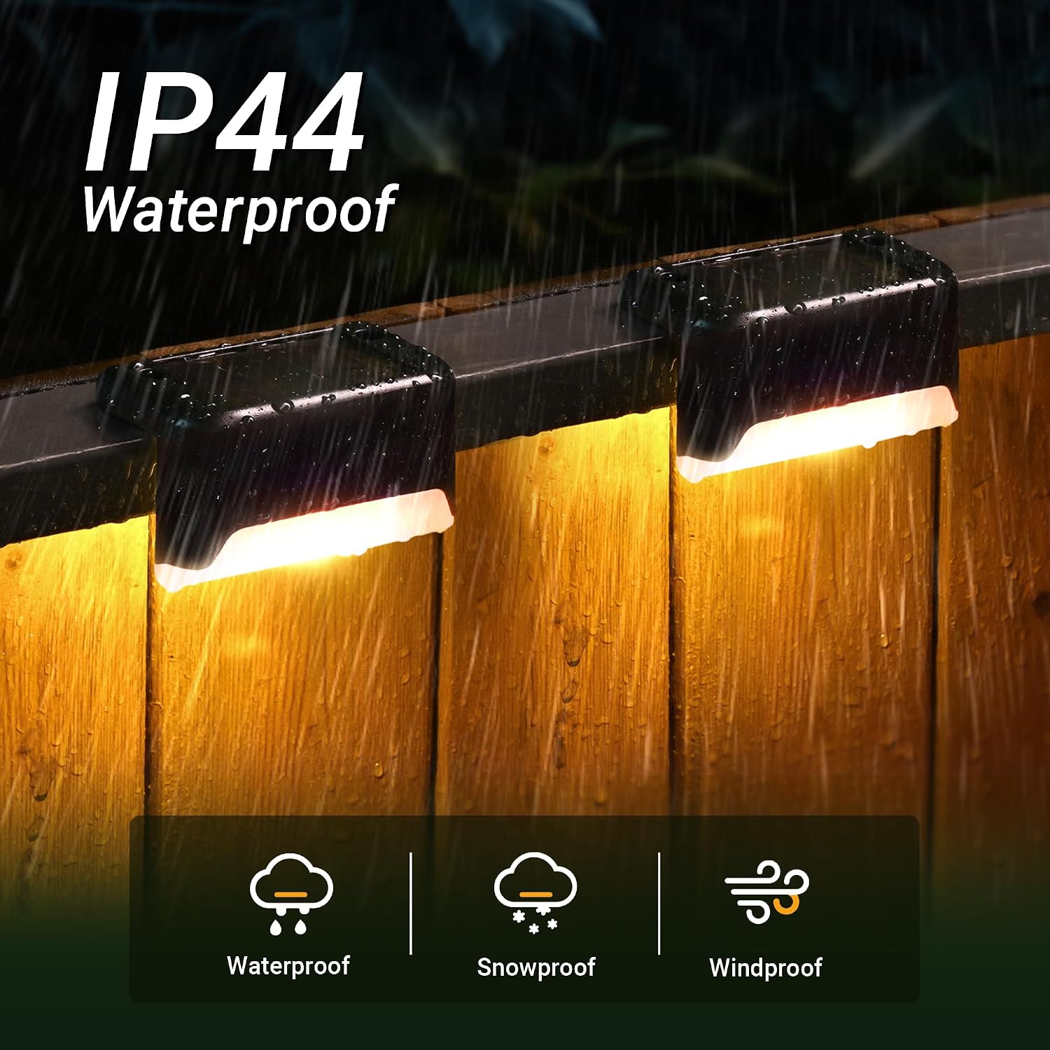 LED Solar Stair Light Waterproof Outdoor