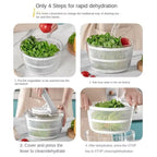 3L Salad Spinner Vegetable Washer & Dryer
