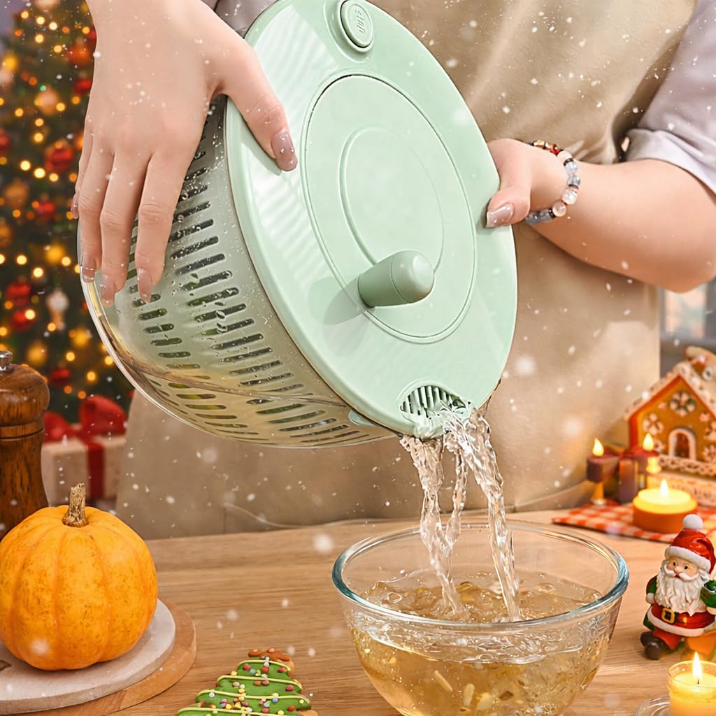 7PCS Salad Spinner Vegetable Washer & Chopper Set