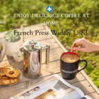Stainless Steel French Press Coffee Maker Double Wall
