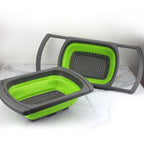 Collapsible Over Sink Colander Strainer