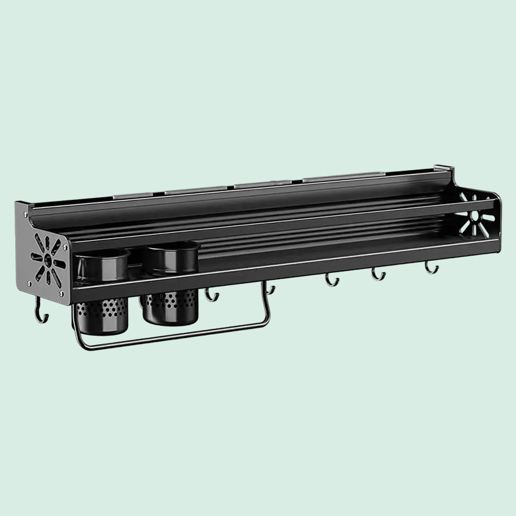 Metal Kitchen Shelf No-Drill Drain Rack