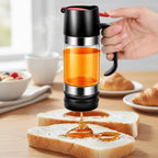 Durable 300 ML Glass Honey Dispenser with Handle