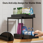 Double Layer Pull-Out Under Sink Storage Organizer