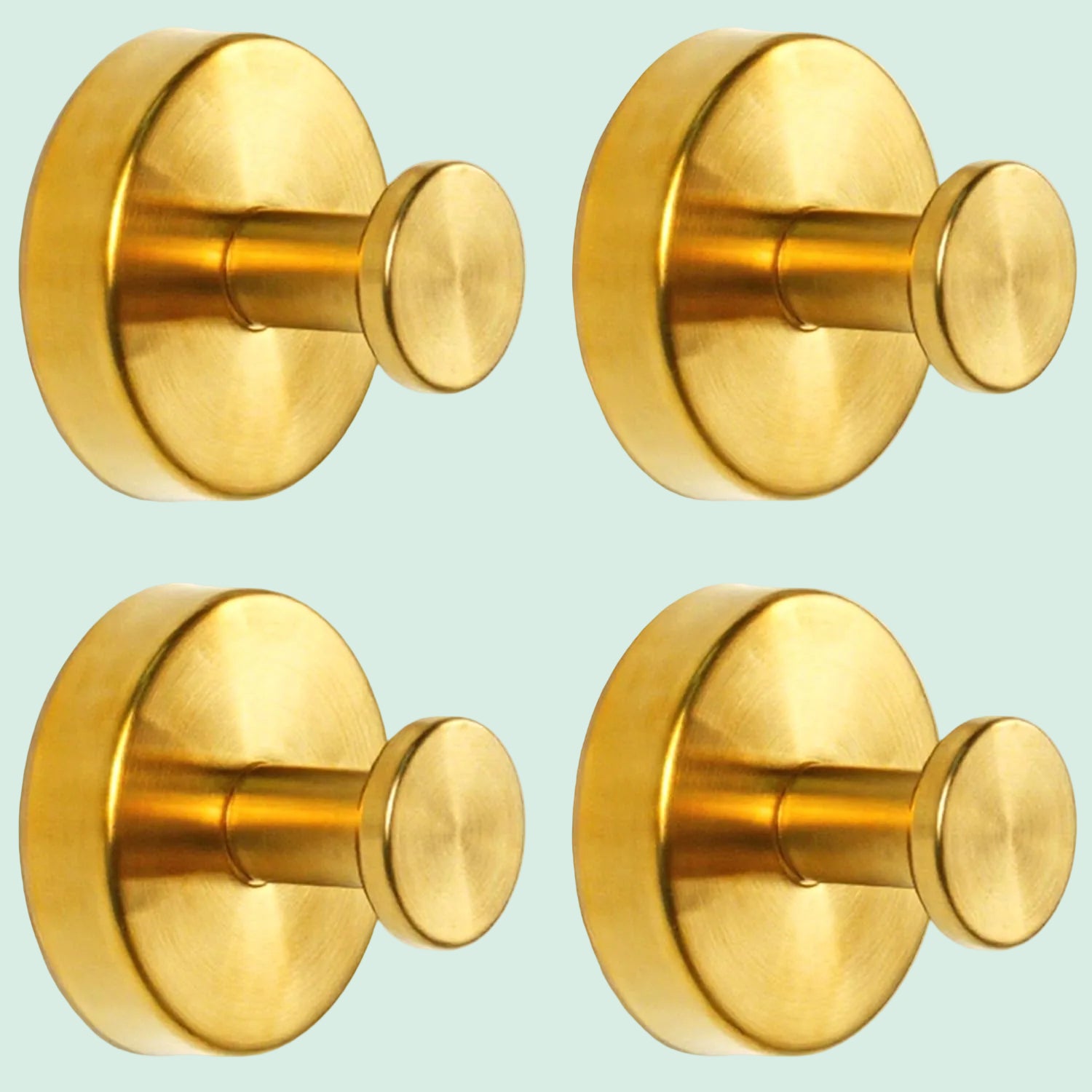 4PCS Suction Cup Shower Hooks Stainless Steel